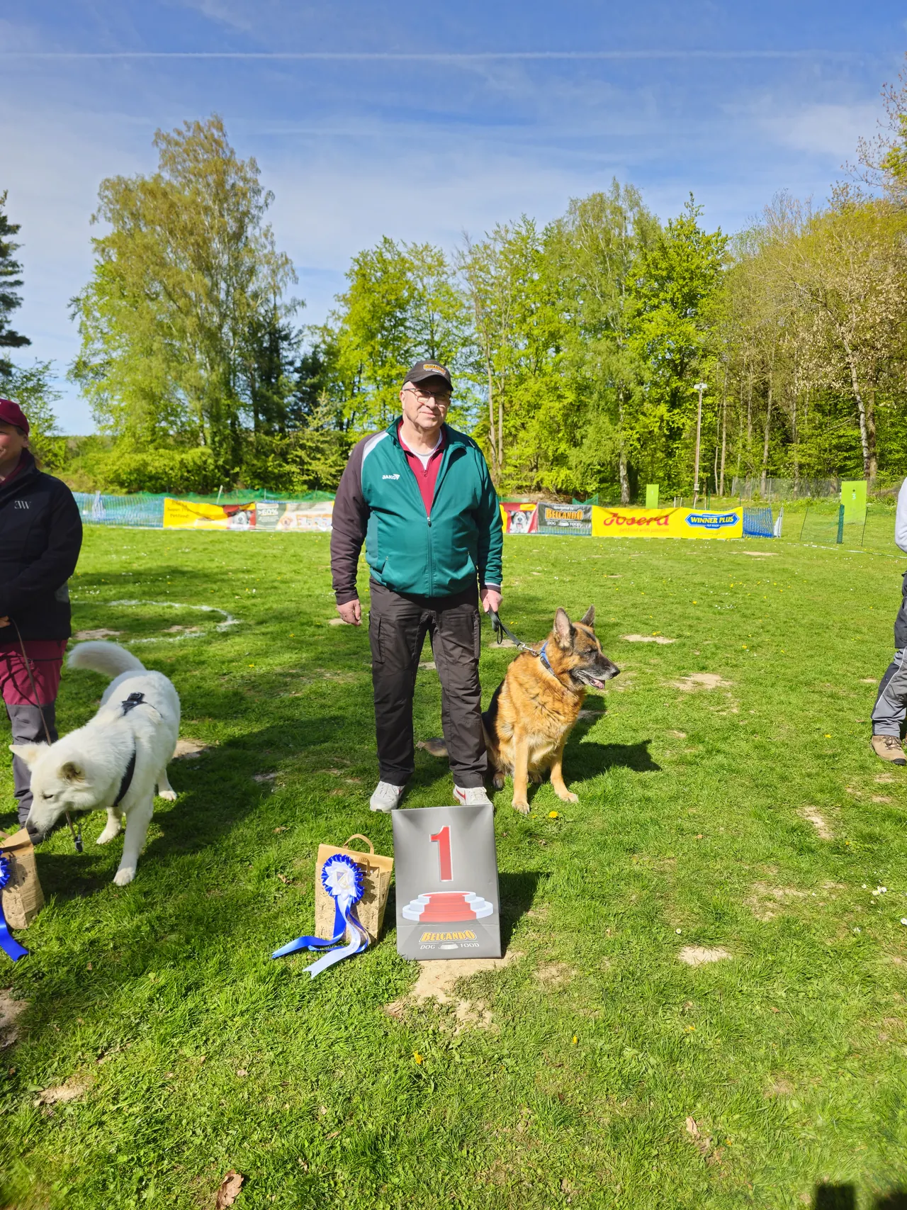 Siegerehrung mit Platz 1