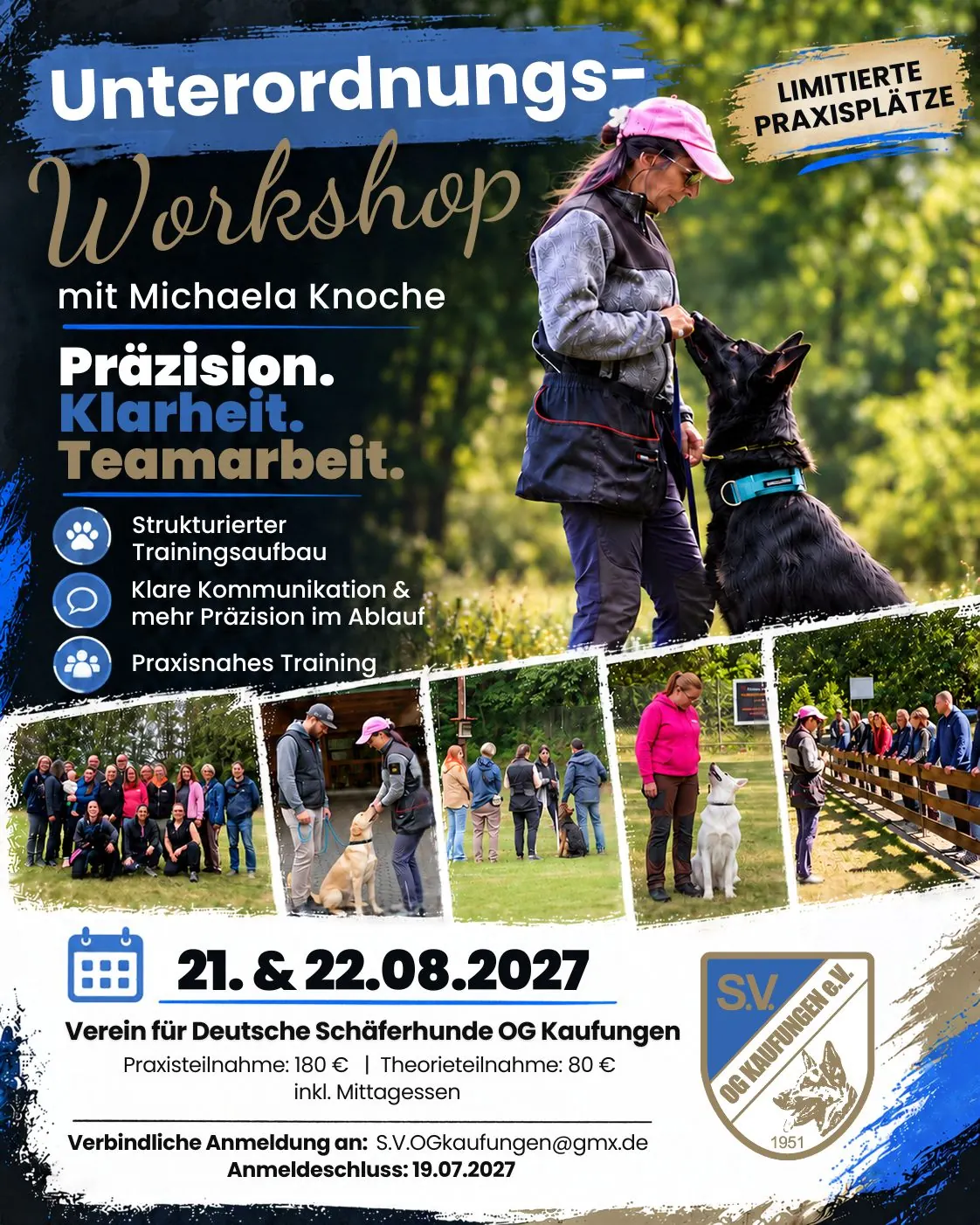 Plakat: Unterordnungs-Workshop